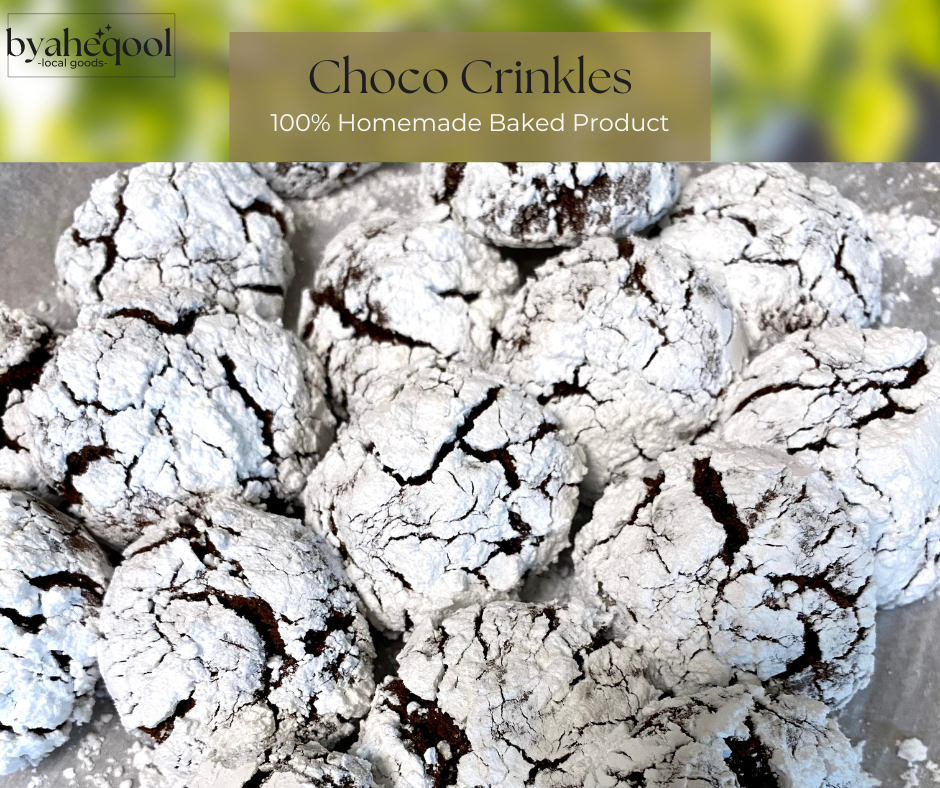 Chocolate Crinkles -50pcs- pack