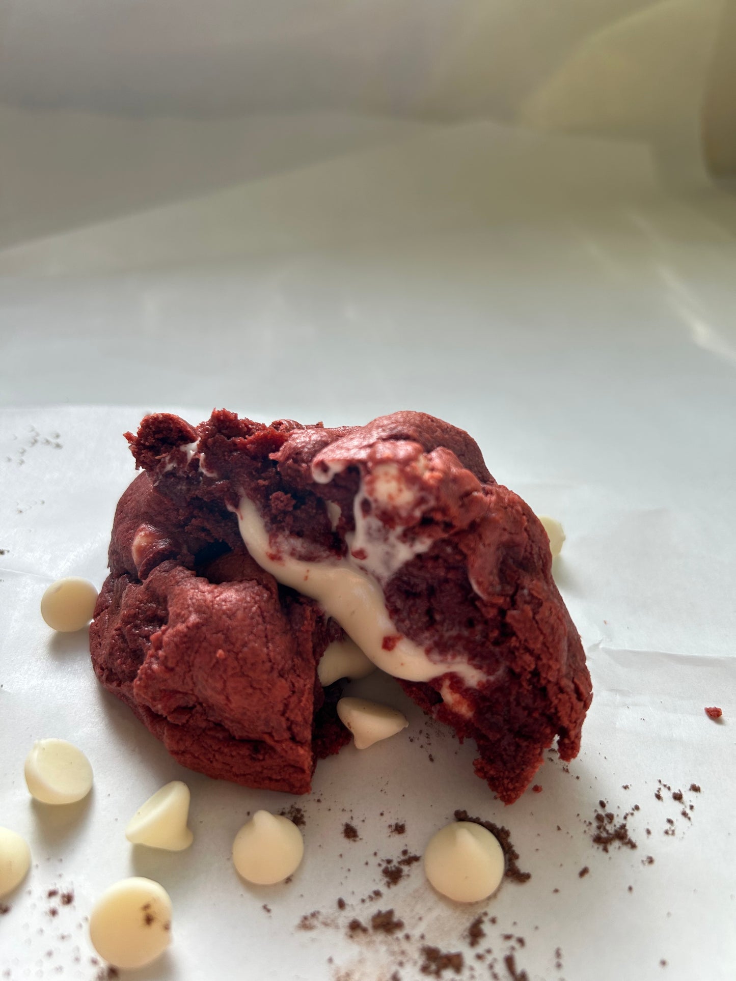 Red Velvet with Cream Cheese Cookie