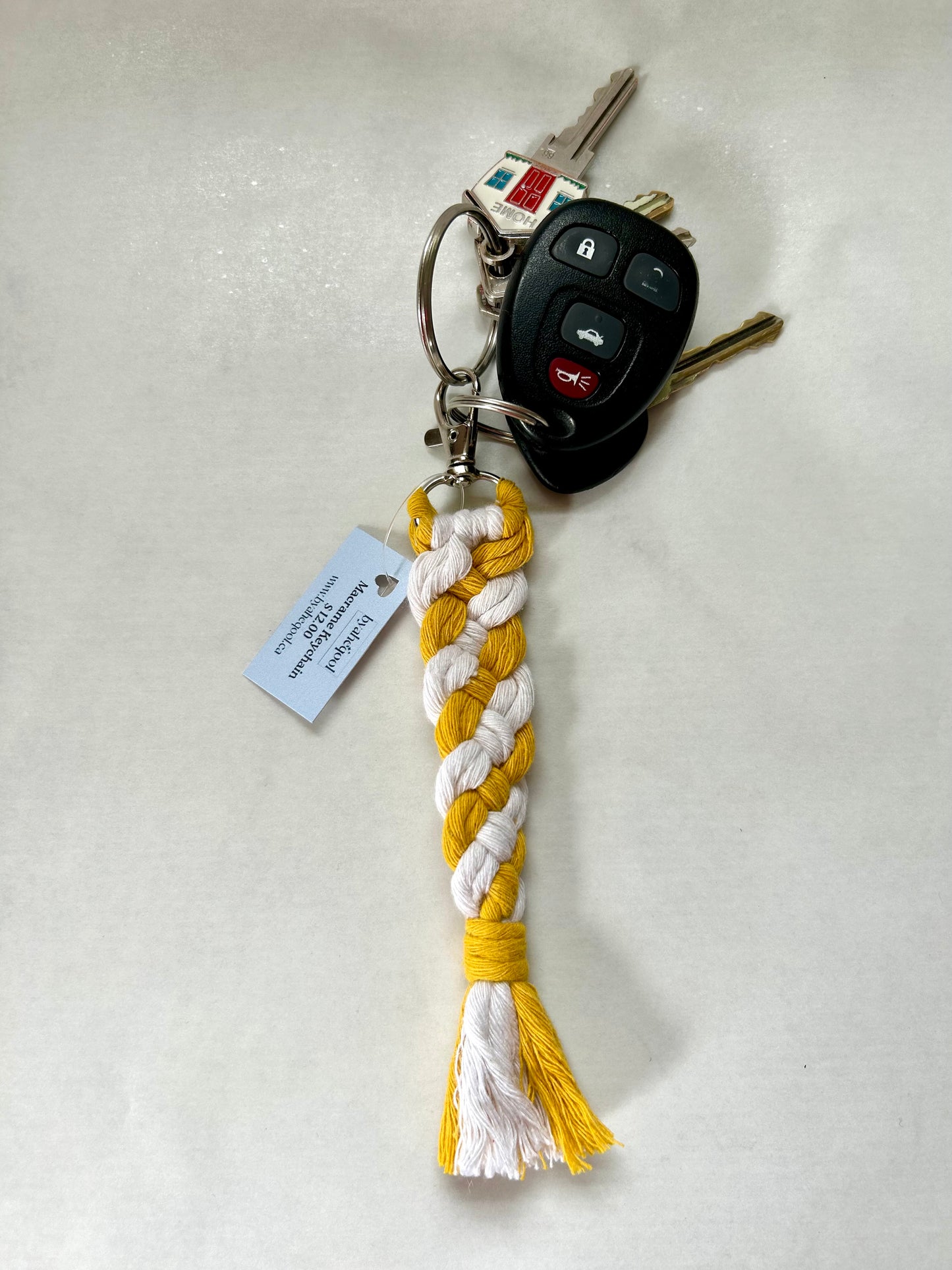 Macrame Flower / Regular Keychain