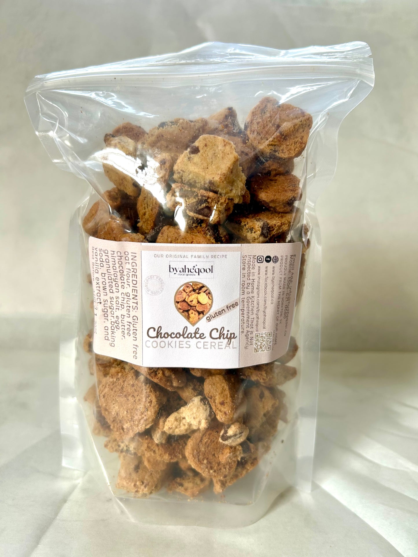 Gluten free Chocolate Chip Cookies Cereal
