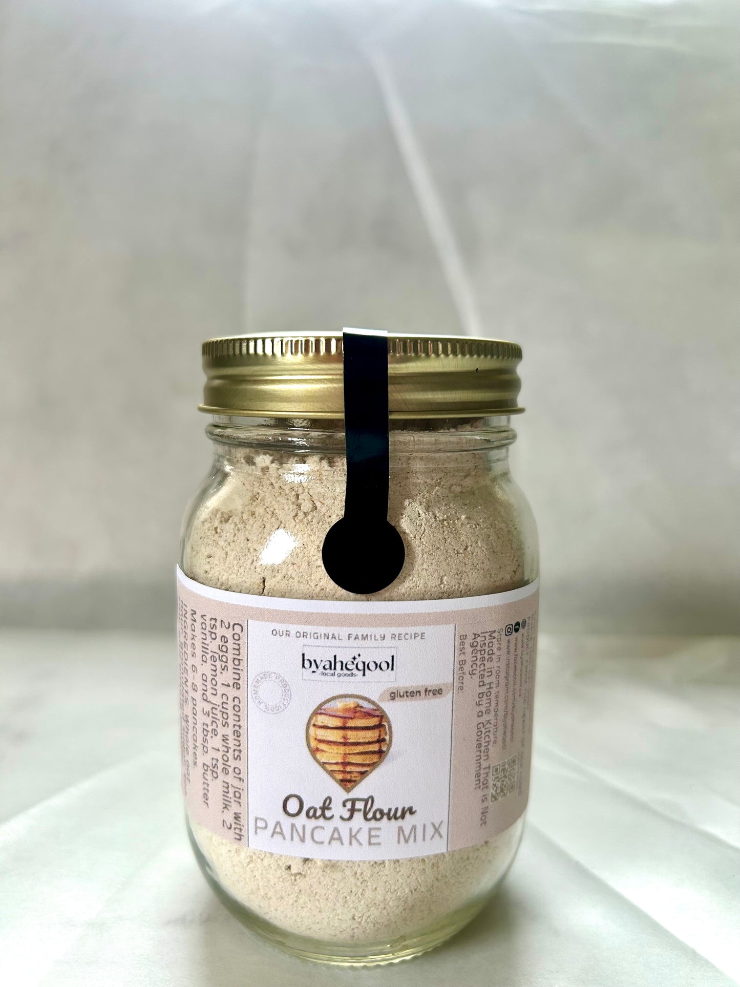 Gluten free Oat Flour Pancake Mix
