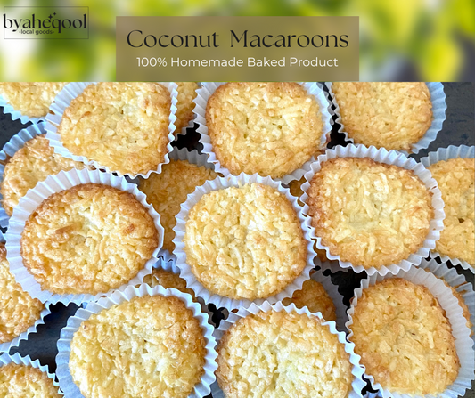 byaheqool - Coconut Macaroons - 12 pcs - tub container